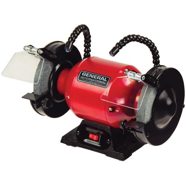  <span class="tool_title">6″ Bench Grinder</span><br /><span class="tool_subtitle">with twin LED work lights</span><br /><span class="tool_number">BG6001</span> 